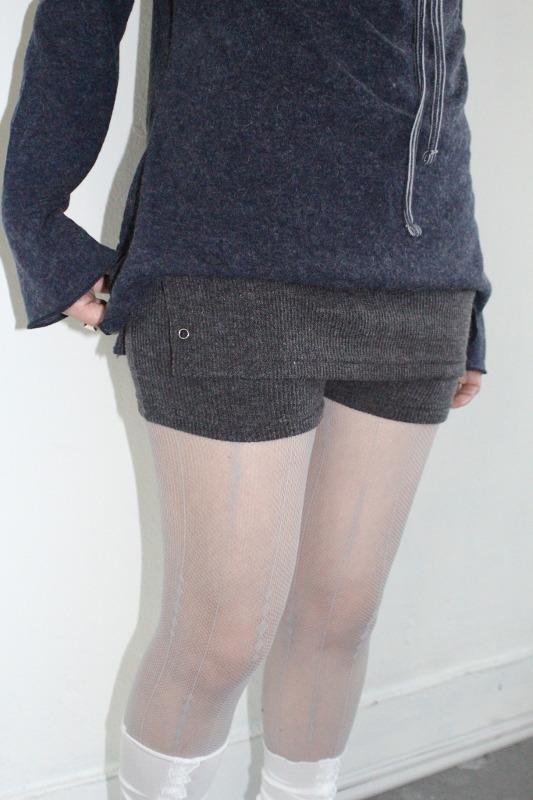 히피디피 rivet knit shorts (2color)