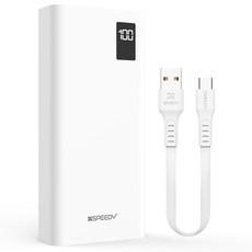 SPEEDY 슬림핏 PD 20W 고속충전 보조배터리 20000mAh 멀티단자 + 20W C타입 케이블