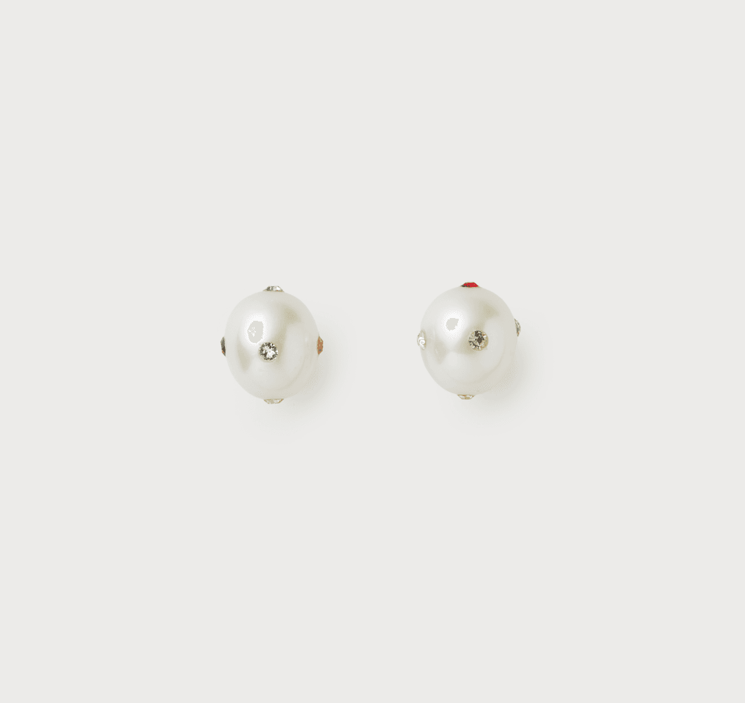Pearlsonate - Signature Polkadots Earrings, Multi