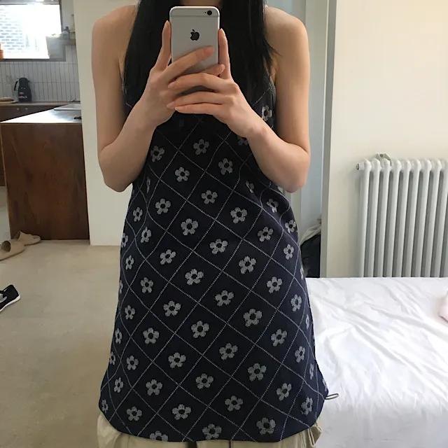 [주인장 추천🤍] 플라워 니트 ops