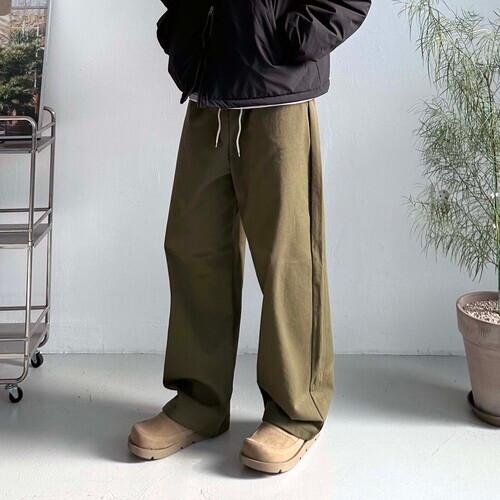 PR 기모와이드팬츠 벌룬팬츠 면바지 (2color)