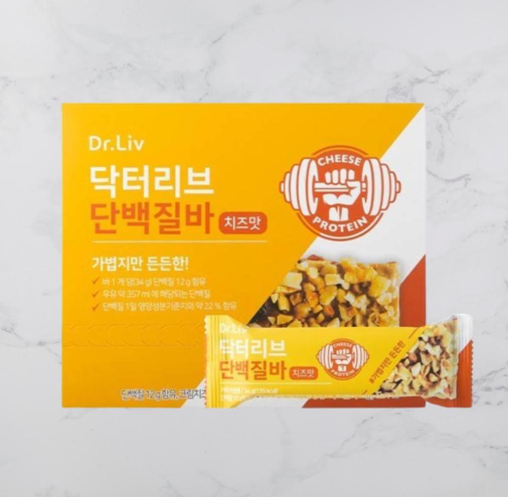 닥터리브단백질바 치즈맛 단백질초코바 코스트코단백질바 에너지바 [원산지:국산]
