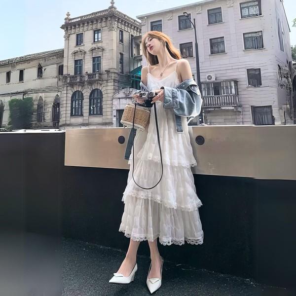 Puffy Long Dress - 퍼피 롱 드레스