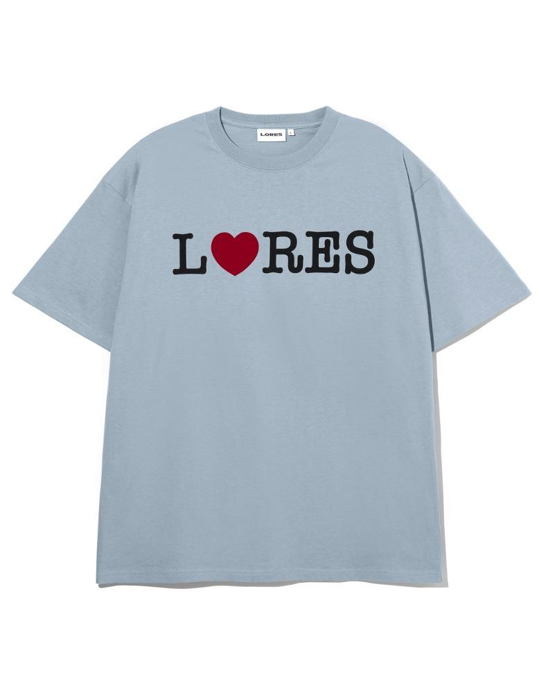 I Love LORES S/S Tee - Slate