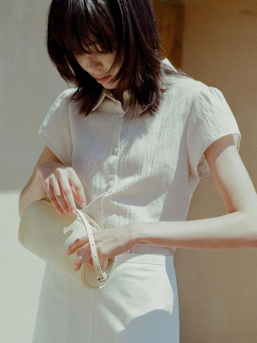 BENNY CHECK SHIRT_LIGHT BEIGE