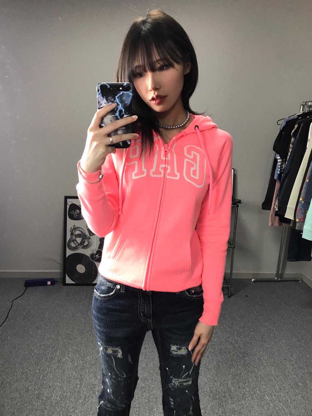 Gap Pink Zip Up Hoodies