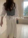 떠유니 (베이지당일) 25ss 프리티영띵 pyt 프영띵 뉴 하버 뷔스티에 니트 떠유니