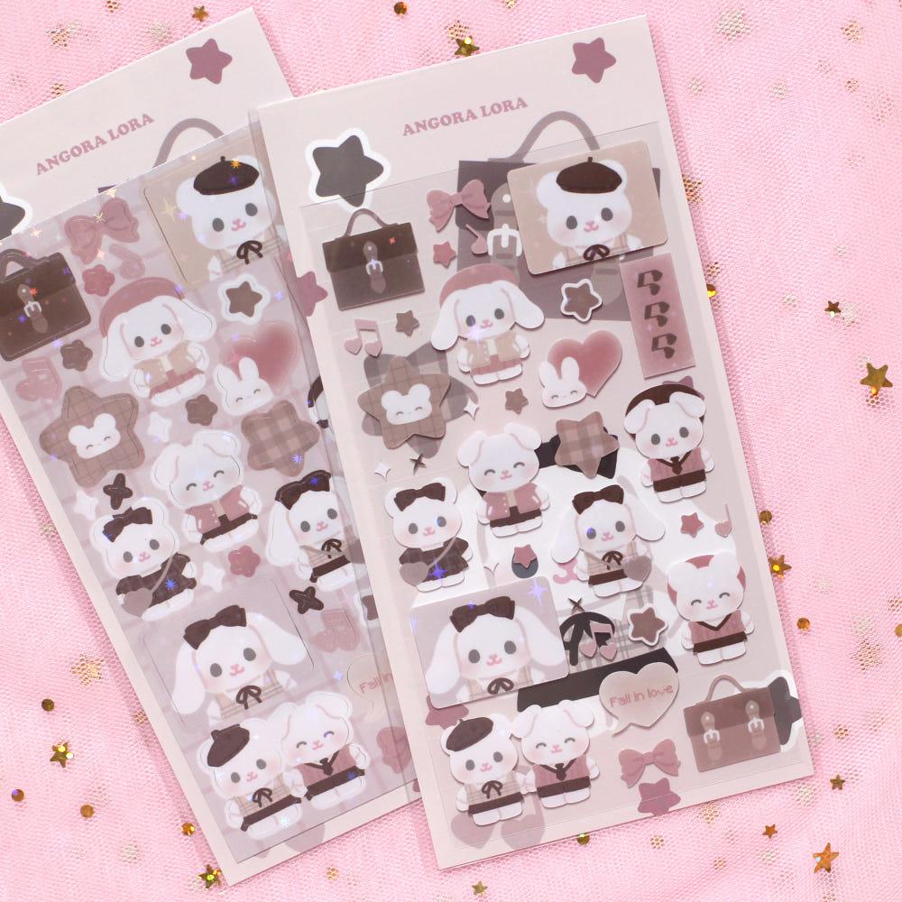 [앙고라로라] 프레피룩 베이비즈 스티커 (on)