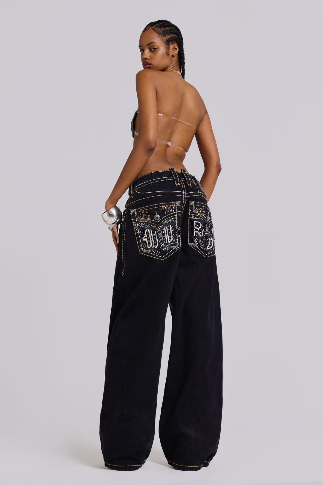 Rock Revival Mono Colossus Jeans - W32 / Black