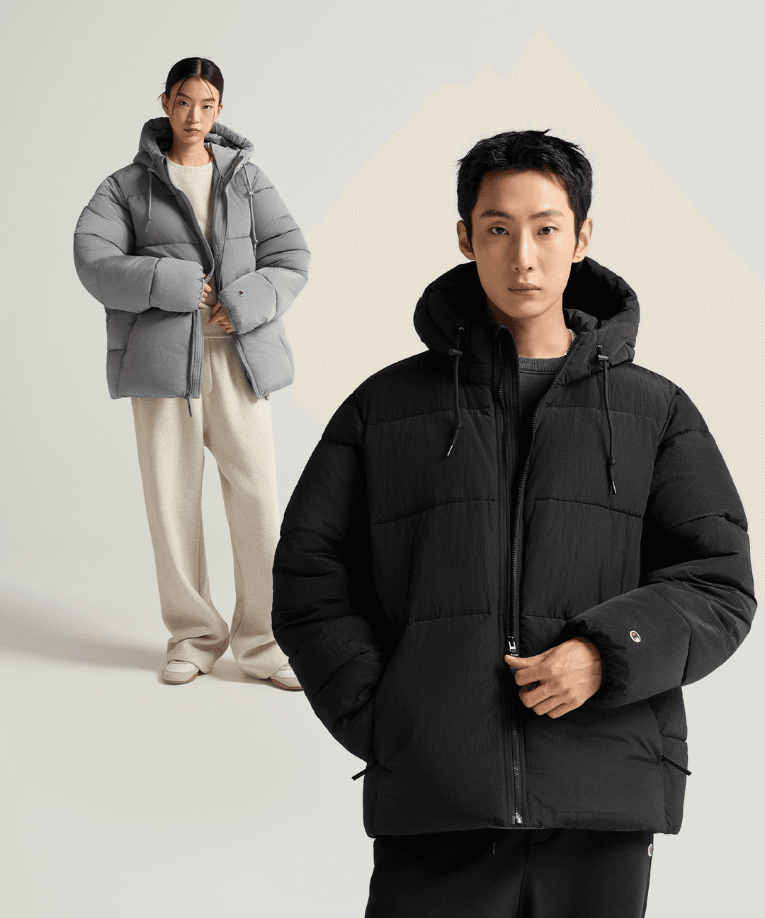 퀼팅 푸퍼 패딩 재킷 2 color