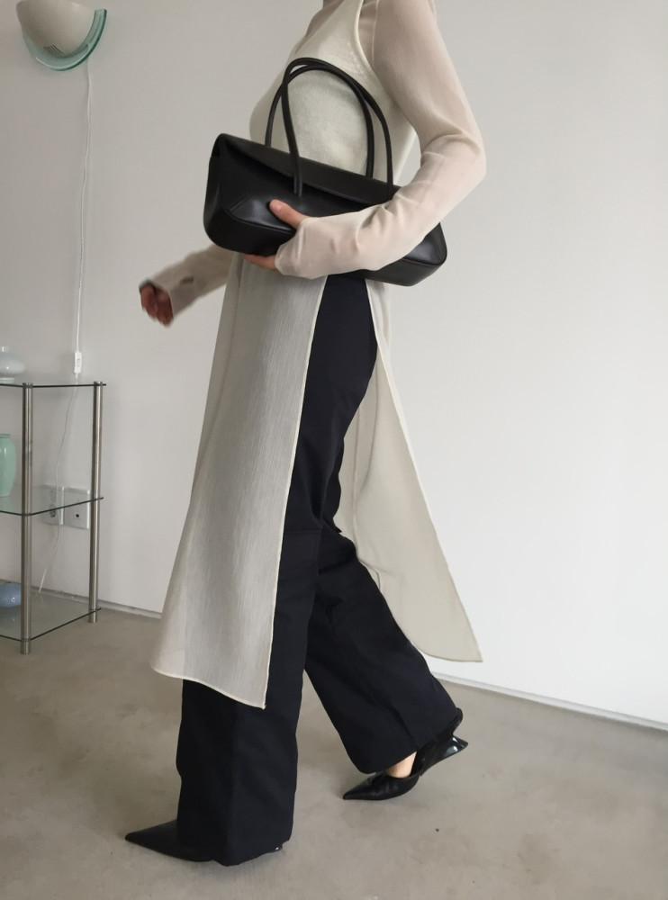 LAYERED SLIT OPS 레이어드 슬릿 원피스