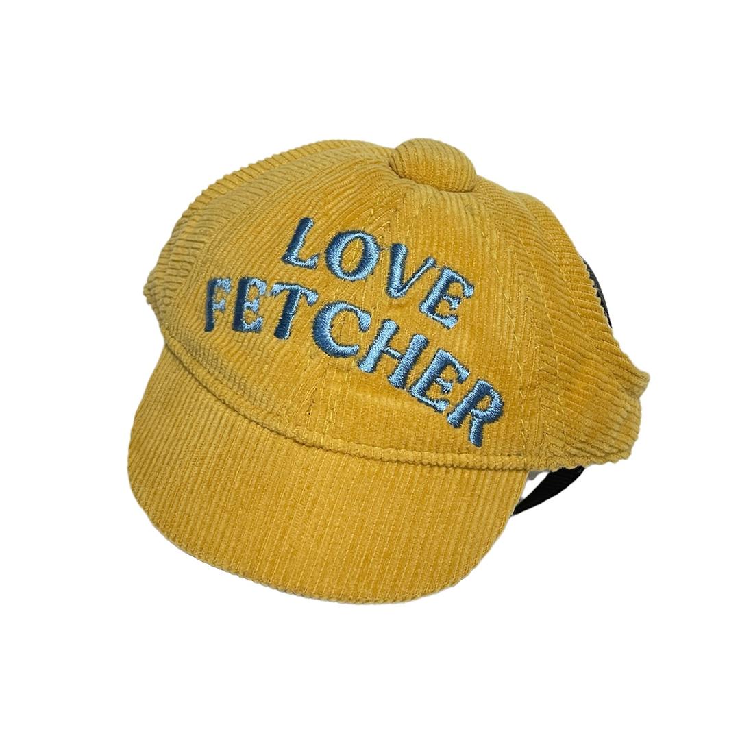 프레디테일 'LOVE FETCHER'CORDUROY BALL CAP(MUSTARD)
