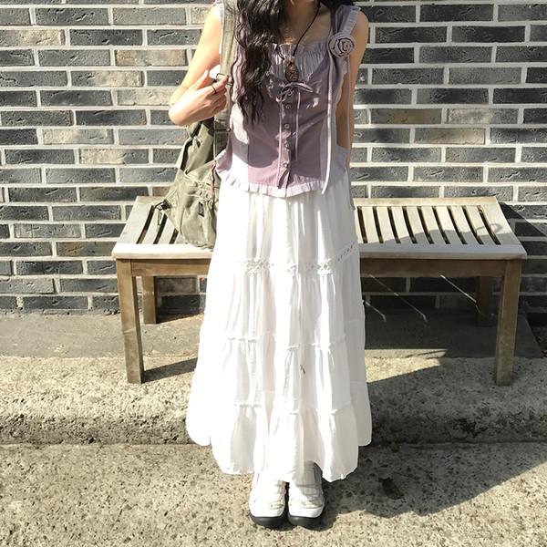 이온 빈티지 롱 스커트 ( eon vintage long skirt )