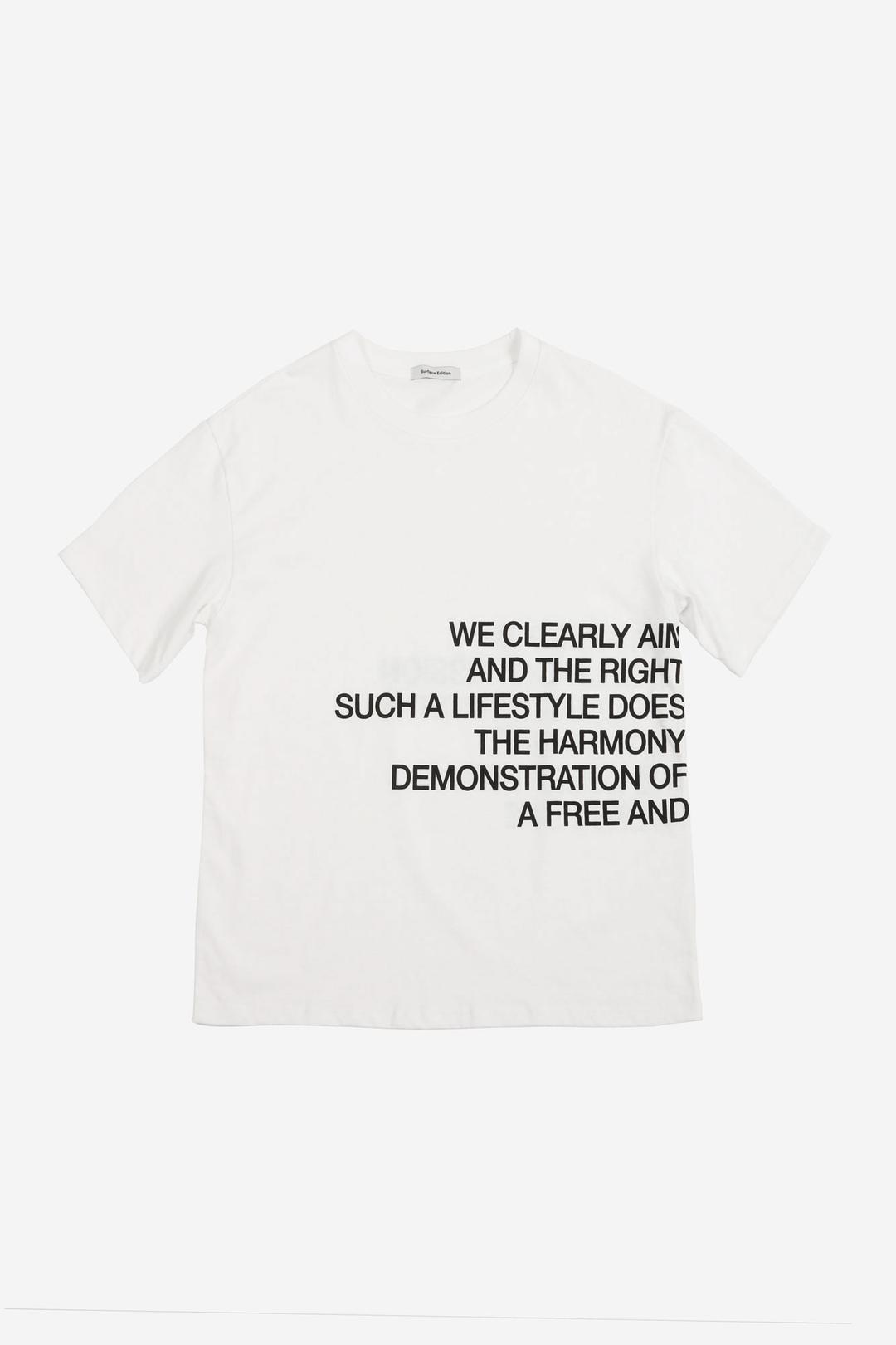 'FREEDOM\' TSHIRTS_OFF WHITE