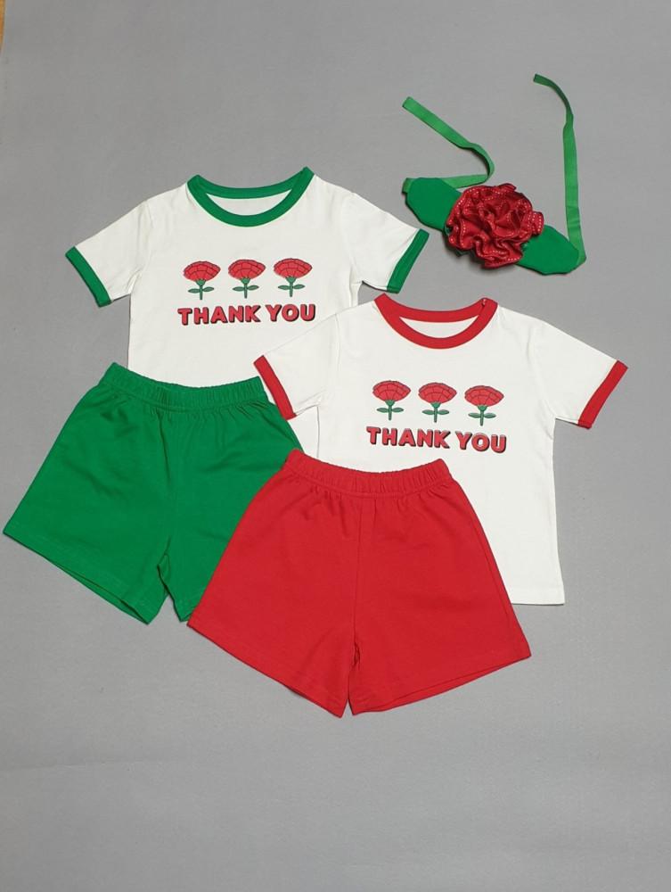 카네이션 상하복 어버이날 선생님 스승의날 이벤트 자매 남매 쌍둥이 어린이집 유치원 단체복