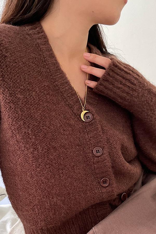 [silver925] crescent moon necklace