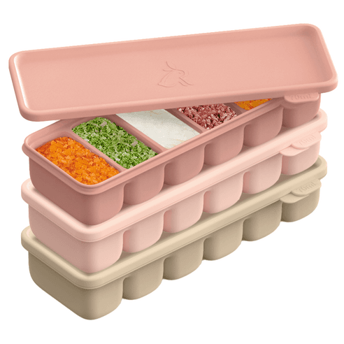 아띠래빗 쏙쏙 실리콘 멀티큐브 6구 이유식냉동용기, 70ml, 아띠핑크 + 아띠로..., 3개 - 이유식냉동용기 | 쿠팡