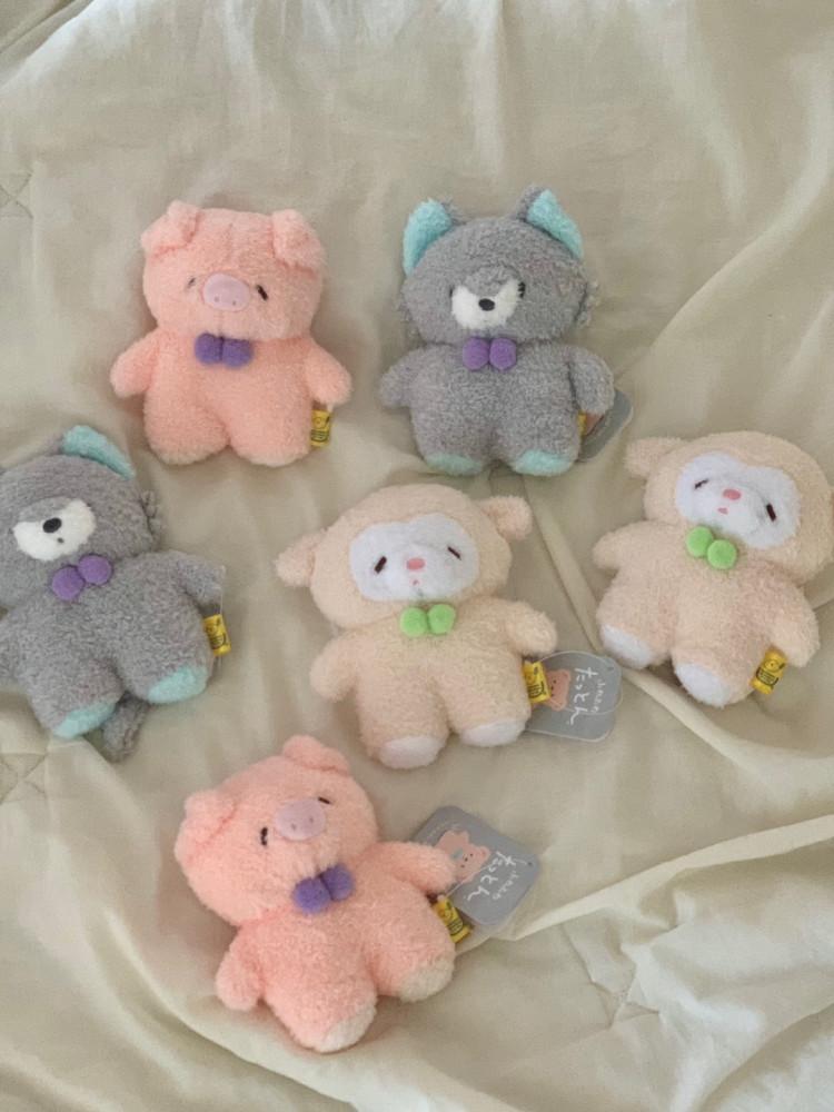 썬레몬 땃똔 돼지인형 돼지 늑대 양 인형 S사이즈