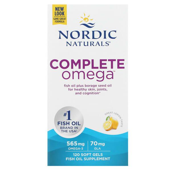 Nordic Naturals, 얼티메이트 오메가, 레몬, 282.5mg, 소프트젤 120정