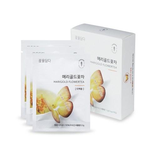 꽃을담다 나비티백 메리골드꽃차, 500mg, 3개입, 1개 - 기타 꽃차 | 쿠팡