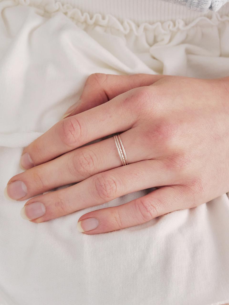 앵브록스 glare layered ring