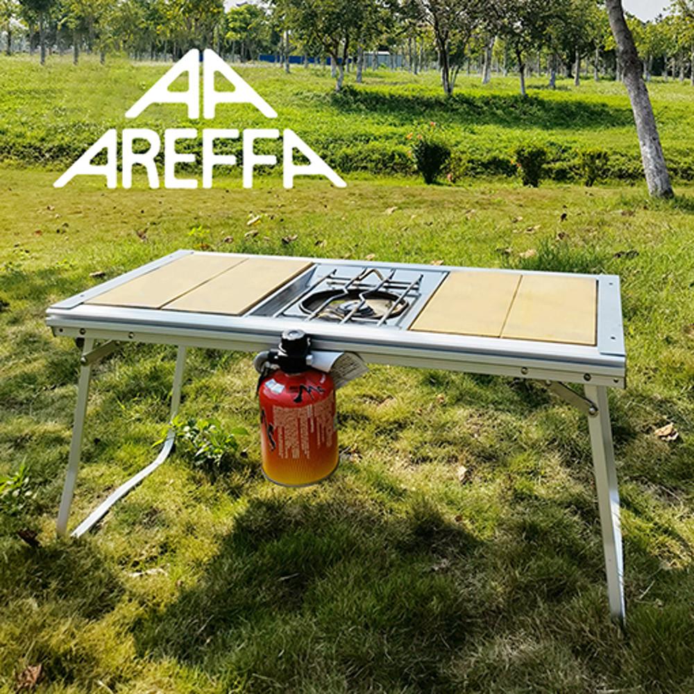 Areffa 감성 캠핑 IGT 우드 경량 테이블