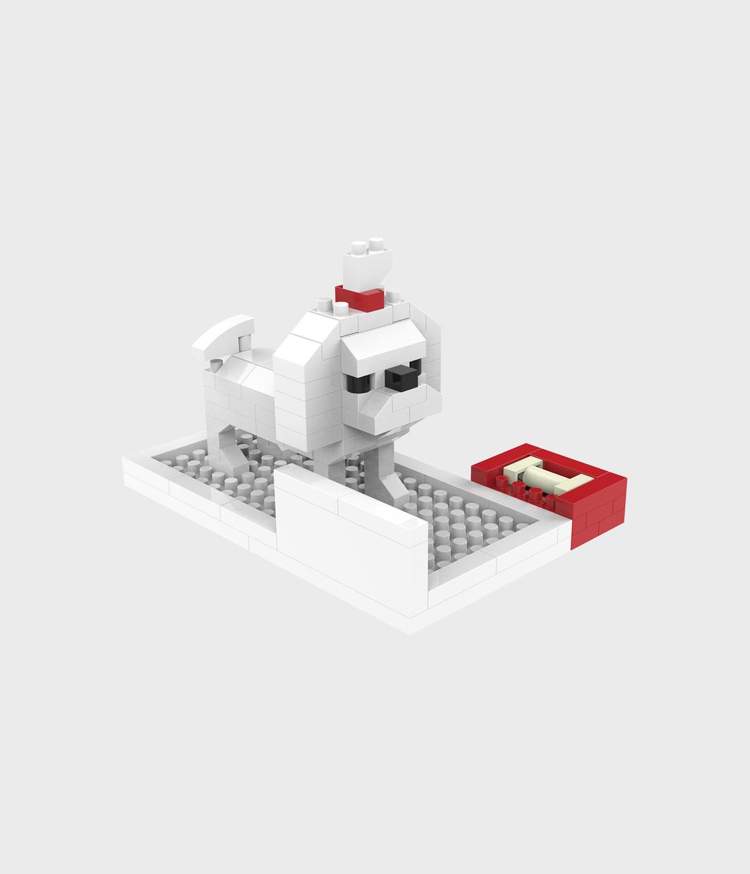 앤스브릭 블럭펫 1001 말티즈