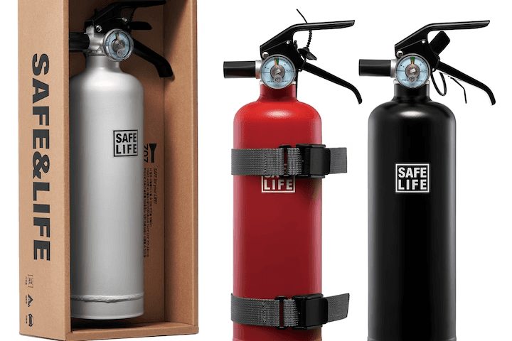 세이프라이프 디자인 소화기 주방용 캠핑 간이 미니 차량용
