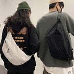 Ash 크로스 남여공용 커플 빅 힙색 슬링백 2col