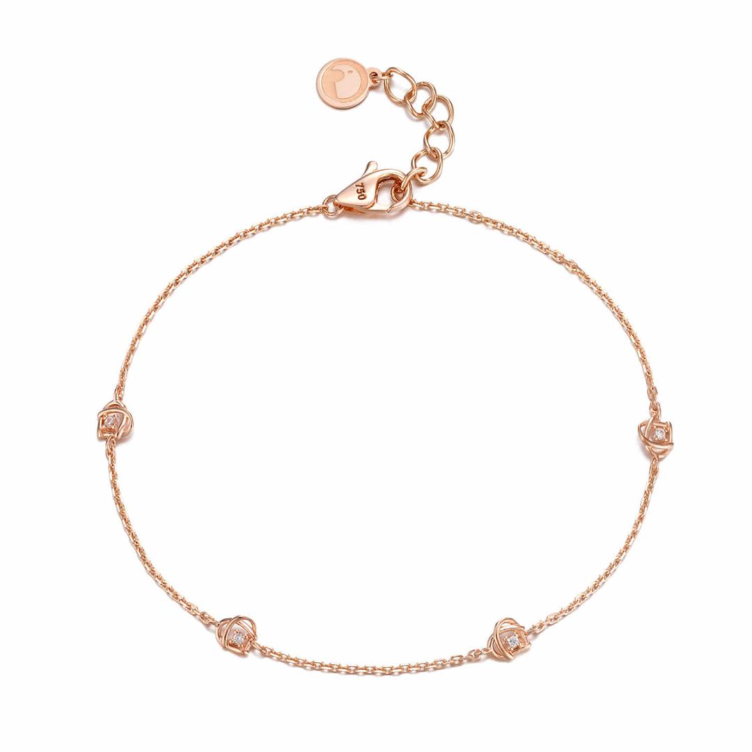 래틀하트 18k 팔찌