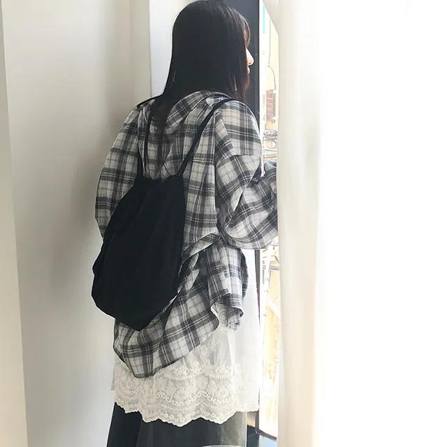 rose string backpack 2 color