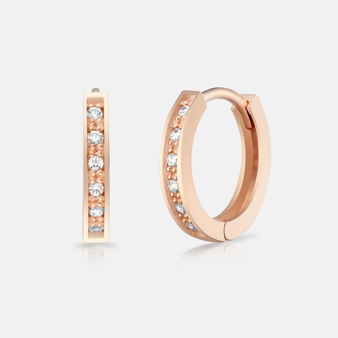 코르테 14K 로즈 이어링 A233GE0323R4A