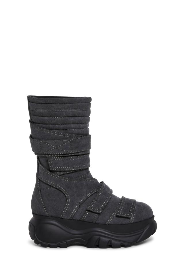 Chord Platform Boots - GRAY / US 5
