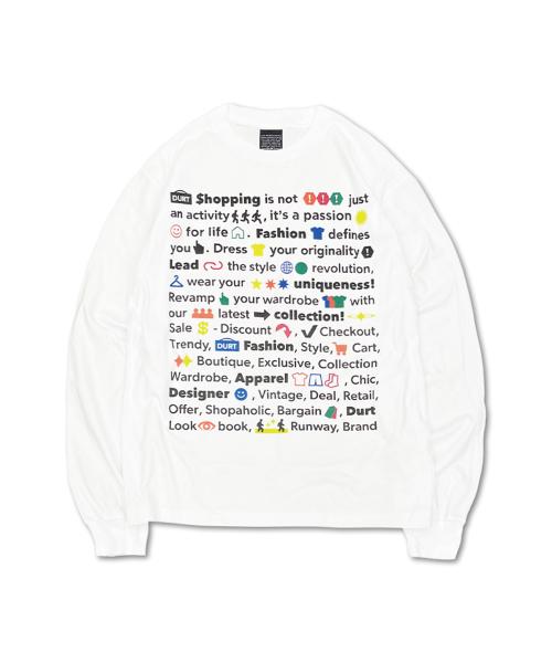 더트(DURT)  ICON LONG SLEEVE TEE (WHITE) - 사이즈 & 후기 | 무신사