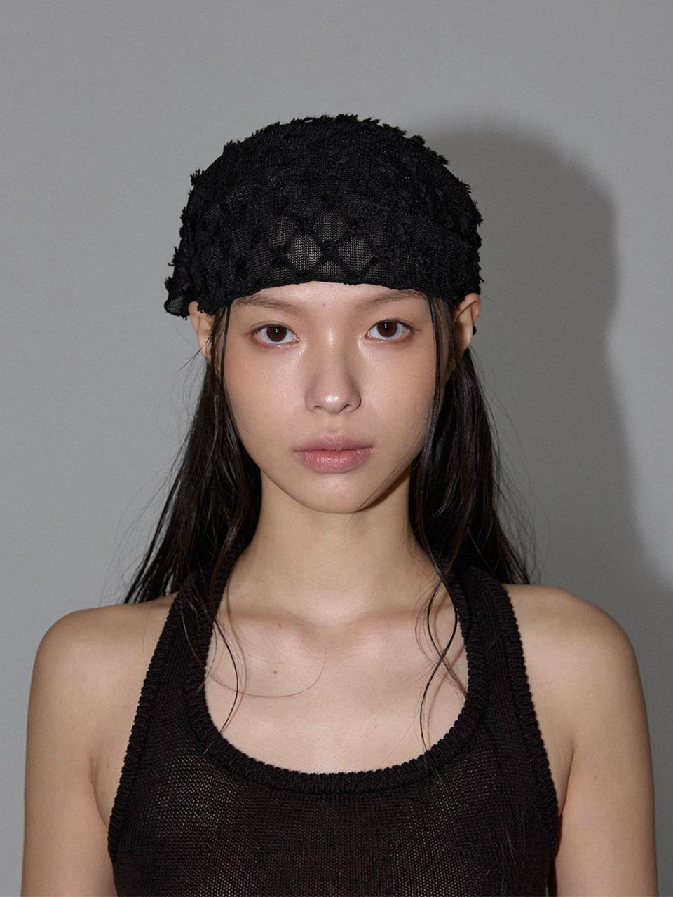 [4th Reorder] Tassel Scarf (black)