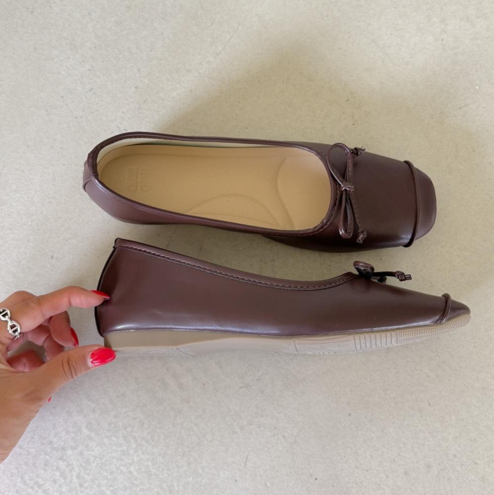 히든키높이 말랑모찌쿠션 리본단화 3cm(+속굽 2cm포함)