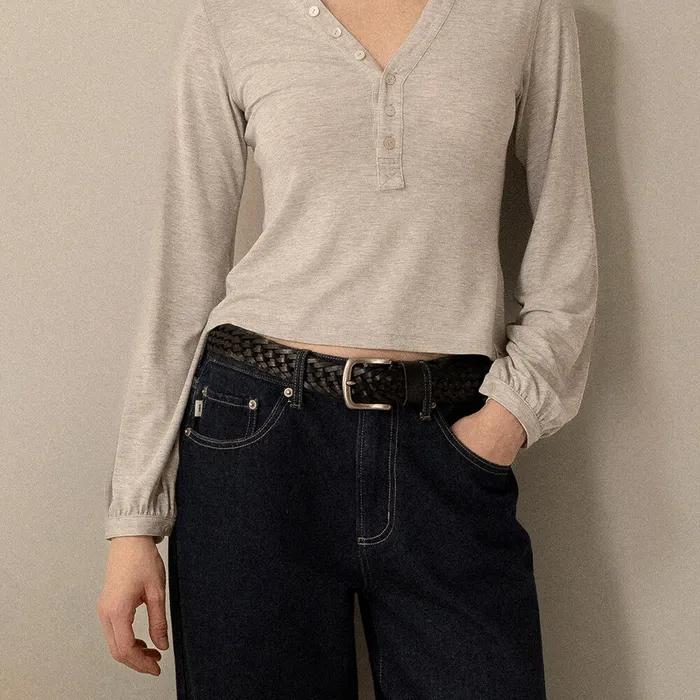 G CLASSIC BRAIDED BELT (BLACK)