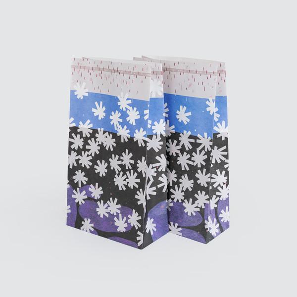 Big block bottom bag : Out of the clouds