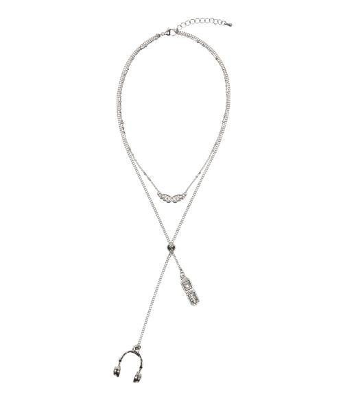 IM HEADSET NECKLACE(SILVER)