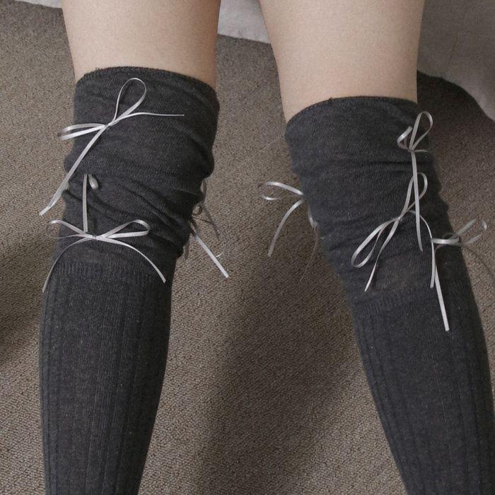 balletcore over knee socks (5colors)