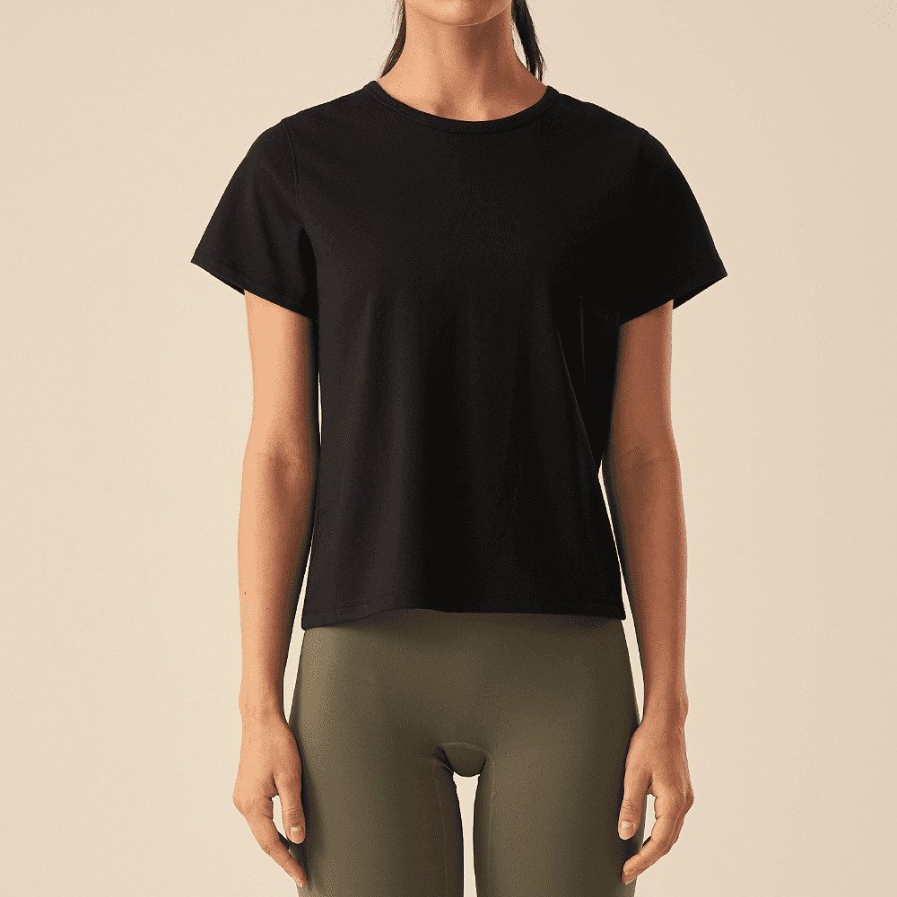 에센셜 티 [요가복상의 여성운동복 필라테스복]