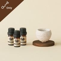 [GUUD ONLY] 라이즐 규조토볼 원형 월넛 트리플 세트