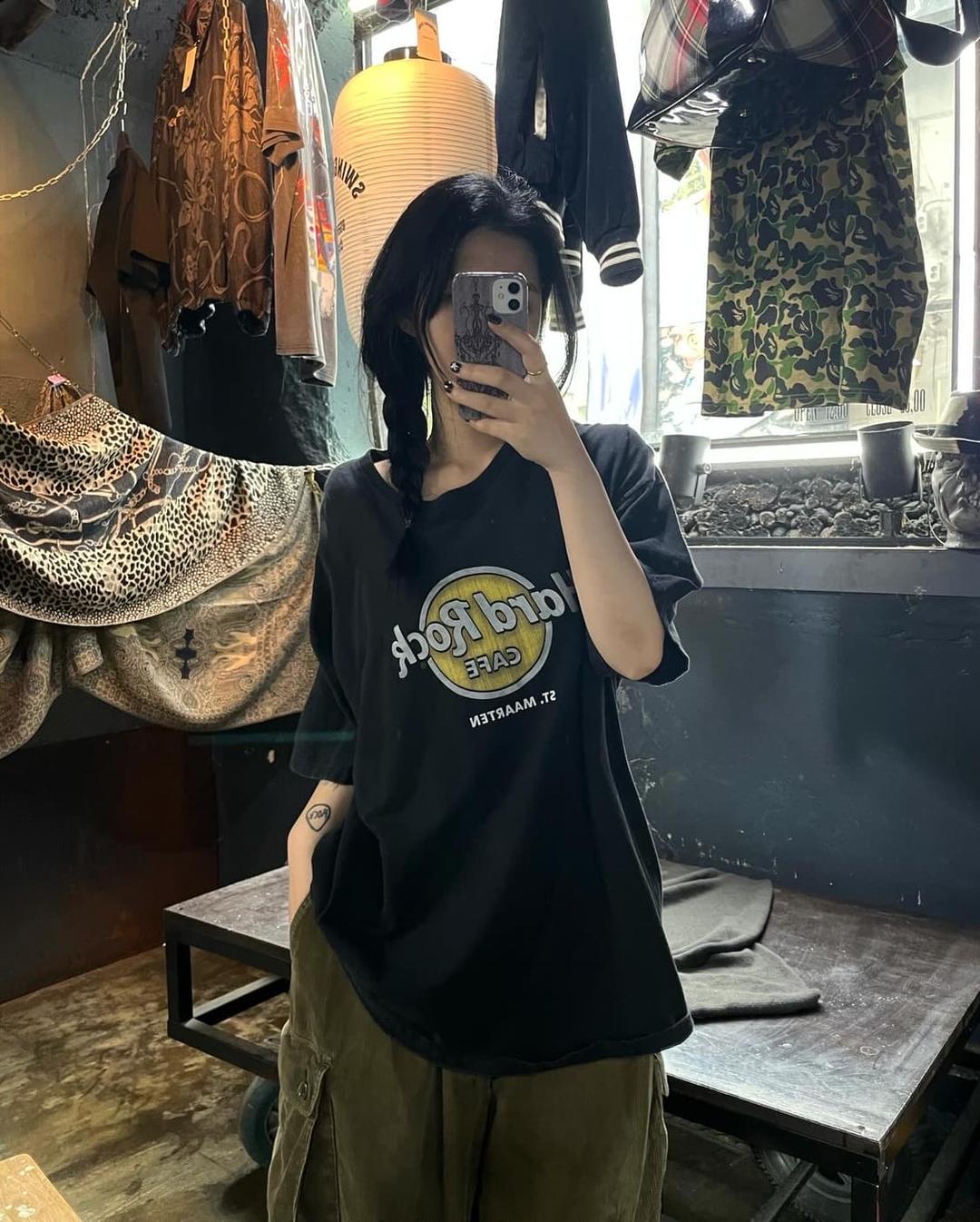 하드 락 카페 프린팅 반팔 티 | 후루츠패밀리