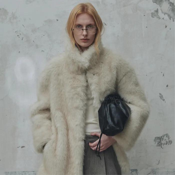 2차리오더 [1월 2일 예약배송] 소프트 퍼자켓_Ivory