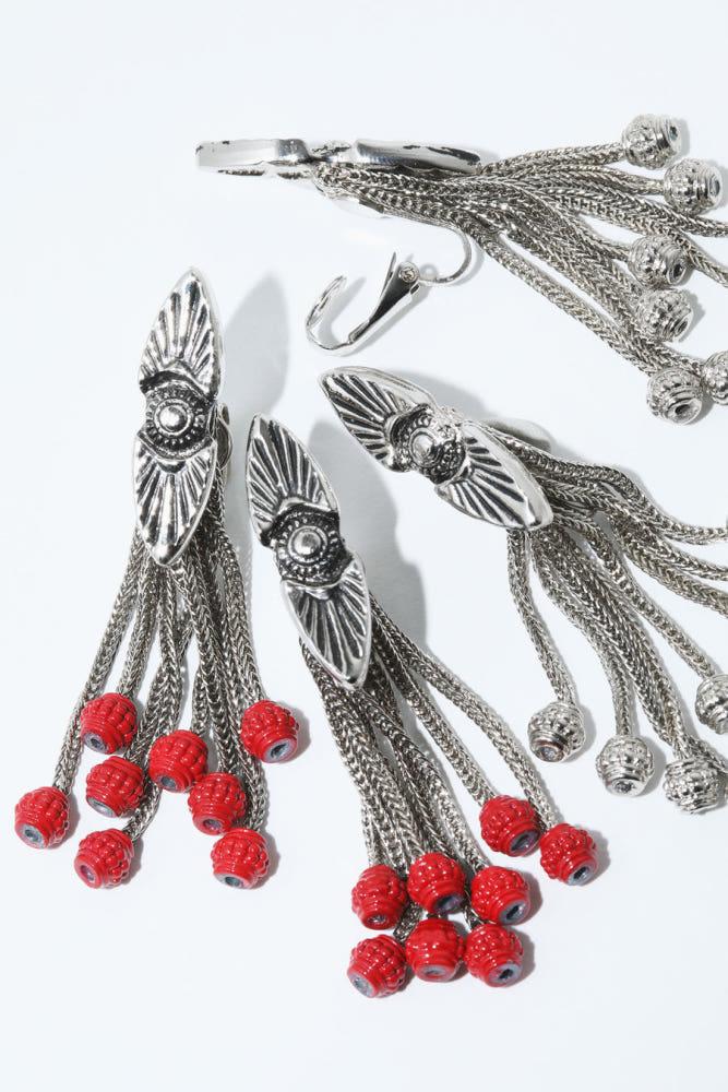 토가 투 TOGA TOO 메탈 모티프 이어링 2컬러 실버 귀걸이 귀찌 TZ251-AK972