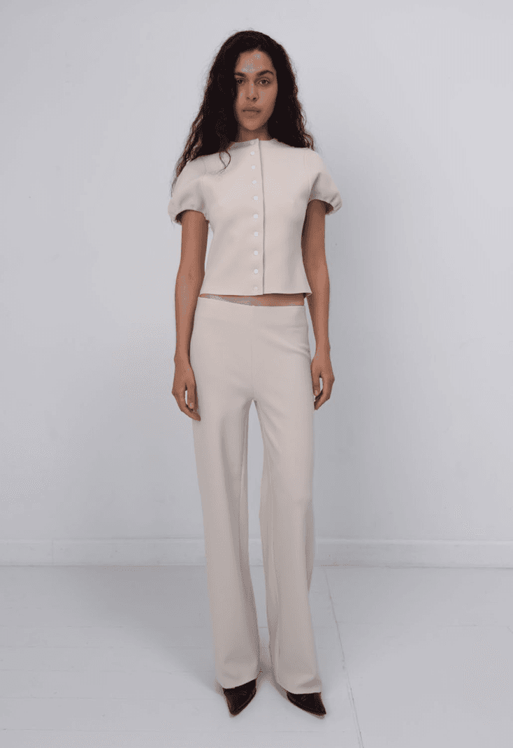 LAY2 STRAIGHT TROUSER BONE