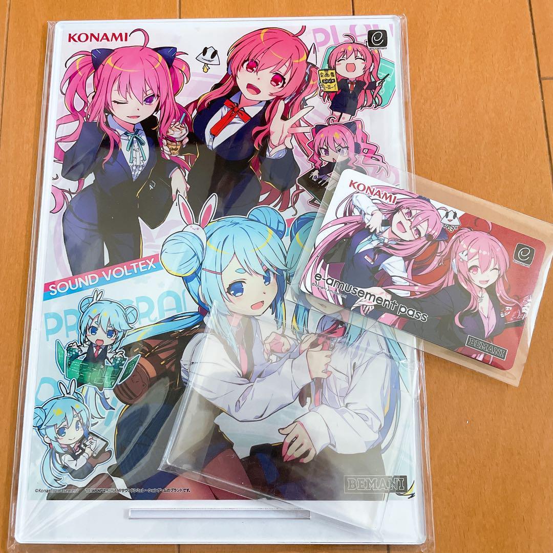 SDVX 年間パス特典　e-amusement pass A5ビジュアルパネル