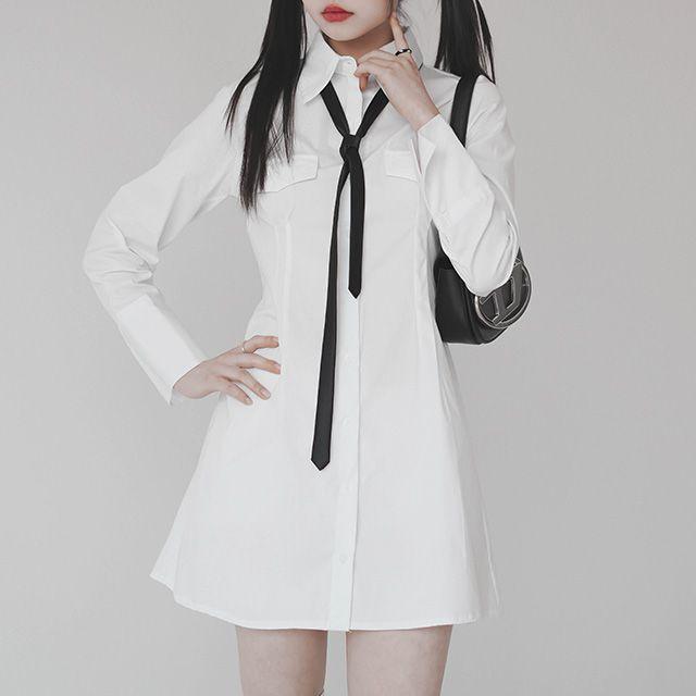 시아 셔츠원피스