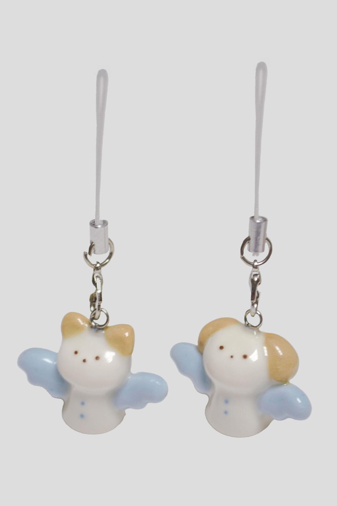 엔젤멍 엔젤냥 도자기 키링