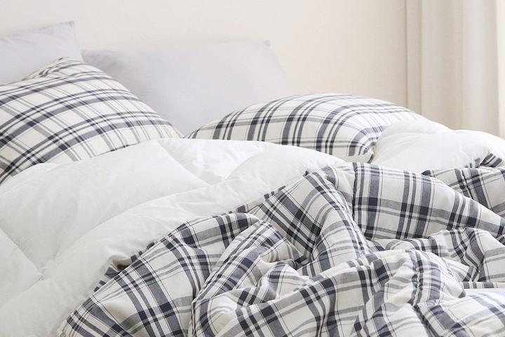 [최대15%쿠폰+무배] 어반체크 면100% 차렵이불세트 SS/Q/K/EK 3colors